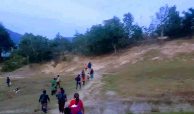 Desalojan familias en la Montaña de Guerrero para ocupación paramilitar