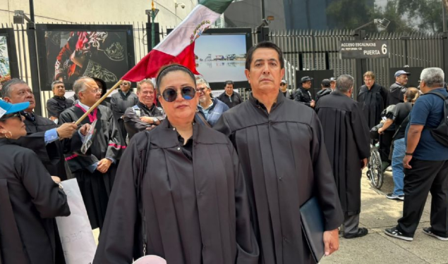 Reforma Judicial desata protestas de jueces constitucionales