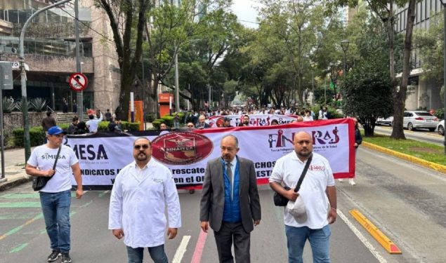 Sheinbaum minimiza marcha de trabajadores del IMSS; hay “oportunistas”